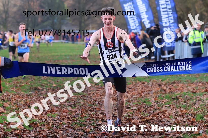 Junior Men (Under-20s), 2023 British Athletics Cross Challenge, Sefton Park, Liverpool. Photo: David T. Hewitson/Sports for All Pics